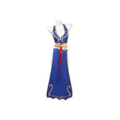Street Fighter Derivative Chun-Li Qipao Set | Game Cosplay Costume