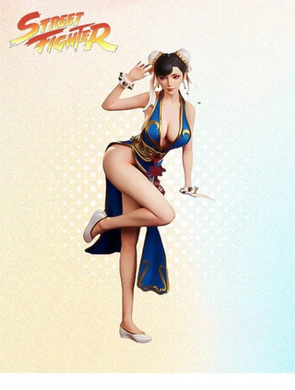 Street Fighter Derivative Chun-Li Qipao Set | Game Cosplay Costume
