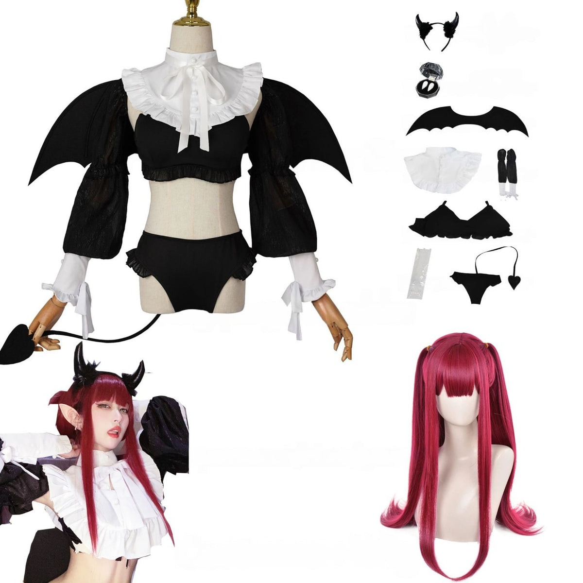 MDUD Derivative Succubus Set | Anime Cosplay Costume
